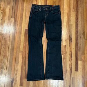 7 for all mankind low rise denim jeans